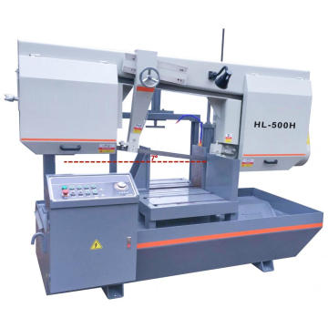 H-beam design metal cutting band saw machine